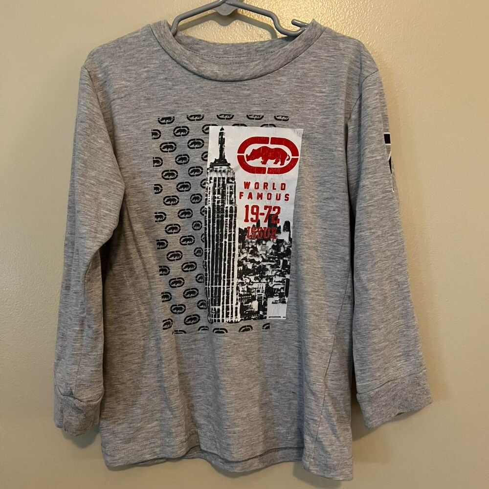 Ecko-unltd Grey Shirt Kids size 5/6, M